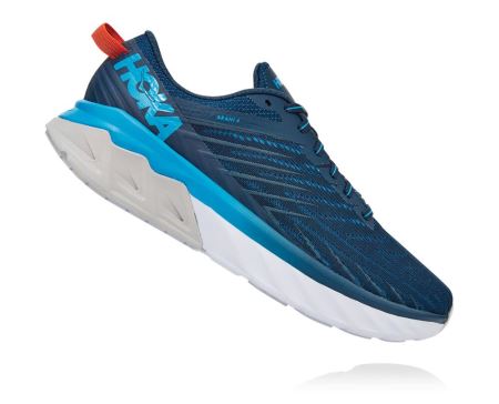 Hoka One One Arahi 4 - Adidasi Alergare Largi Barbati Albastri / Albastri | RO-h1ACXLV